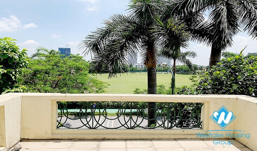 Newly renovated villa for rent in D Ciputra area near UNIS school near walking area and green park